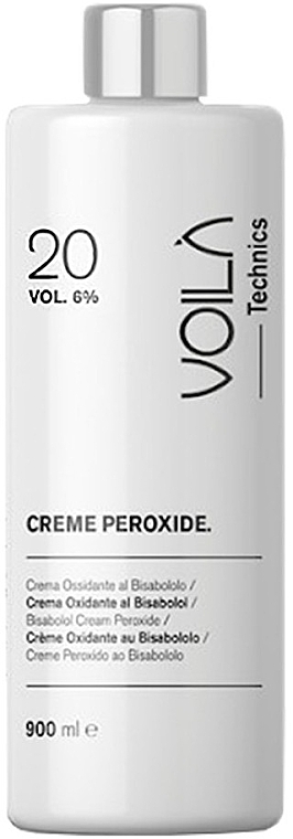 Окисник - Intercosmo Voila Technics Peroxide Cream 20 Vol. 6% — фото N1