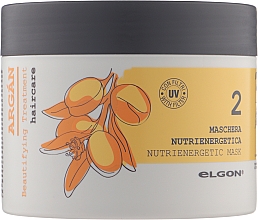 Маска для питания и увлажнения волос с аргановым маслом - Elgon Argan Nutrienergetic Mask — фото N2