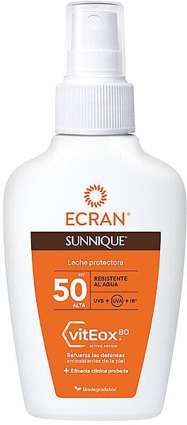 Молочко для засмаги та захисту від сонця - Ecran Sunnique Protective Milk Spf50 — фото N1