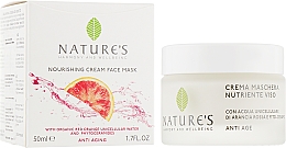 Питательная крем-маска для лица - Nature's Nourishing Cream Face Mask — фото N1