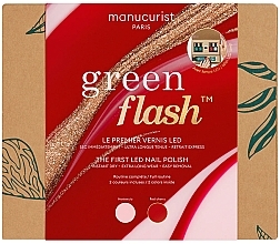 Парфумерія, косметика Набір, 7 продуктів - Manucurist Green Flash Full Pro Kit