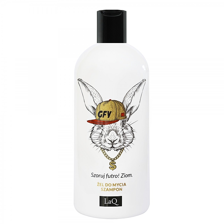 Шампунь и гель для душа "Кролик" - LaQ Washing Gel And Hair Shampoo 2 In 1 Rabbit — фото N1