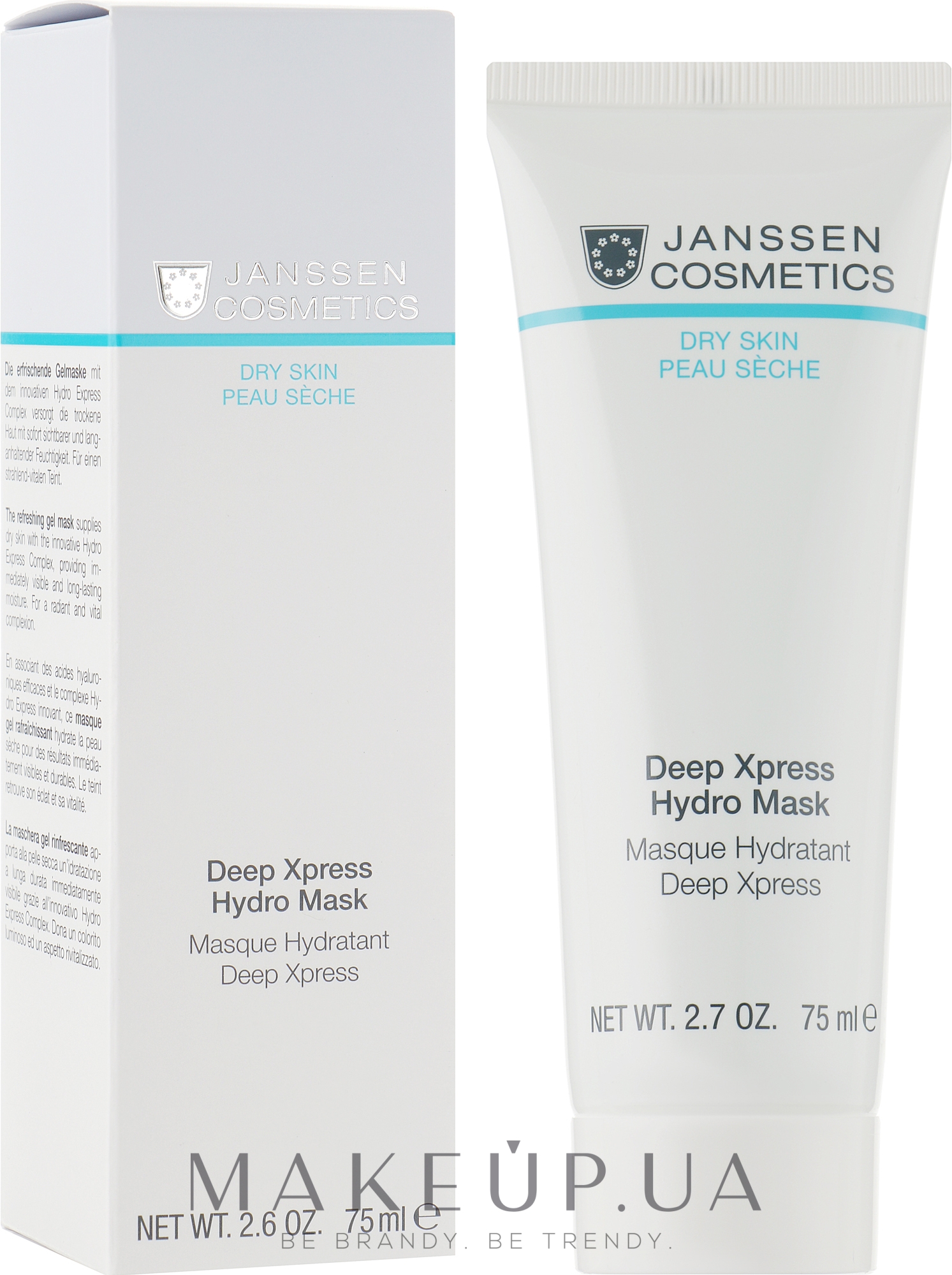 Гель-маска для миттєвого й глибокого зволоження - Janssen Cosmetics Deep Xpress Hydro Mask — фото 75ml