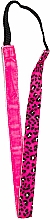 Повязка на голову, розовый леопард - Ivybands Leopard Pink Super Thin Hair Band — фото N1