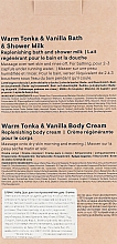 Дуэт для тела "Ароматный миндаль и ваниль" - Elemis Warm Tonka & Vanilla Body Duo (b/milk/300ml + b/cr/100ml) — фото N3