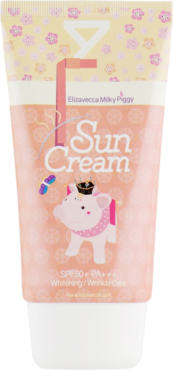 Солнцезащитный крем SPF 50+ - Elizavecca Face Care Milky Piggy Sun Cream SPF 50+ — фото N2