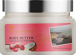 Духи, Парфюмерия, косметика Сливки для тела "Личи и кокос" - Sea of Spa Body Butter Litchi & Coconut