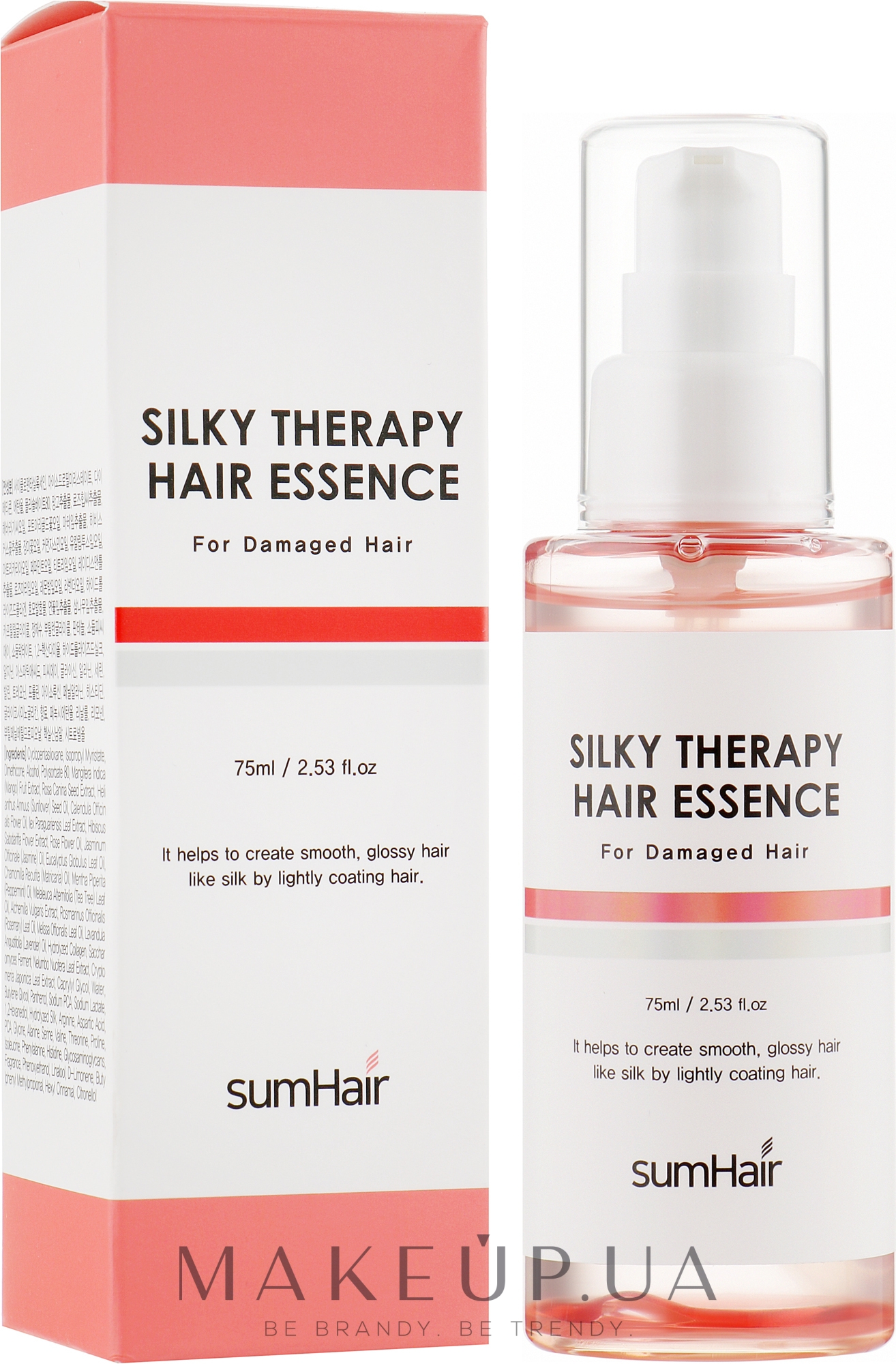 Эссенция для восстановления волос - Sumhair Silky Therapy Hair Essence For Damaged Hair — фото 75ml