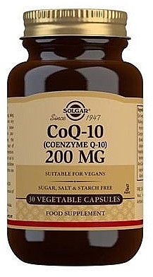 Пищевая добавка "Коэнзим Q-10" 200 мг - Solgar CoQ-10 Coenzyme Q-10 200 mg — фото N1