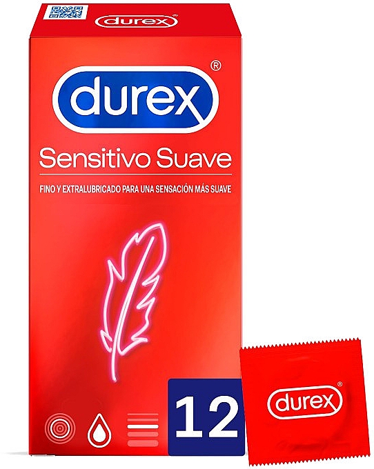 Презервативы, 12 шт - Durex Sensitive Soft — фото N1