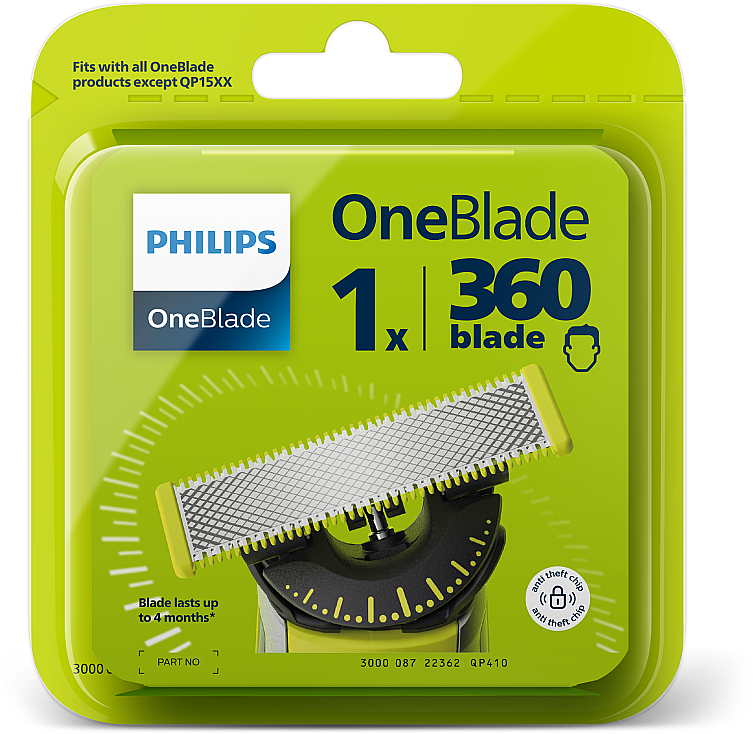 Сменное лезвие - Philips OneBlade 360 QP 410/50 — фото N1