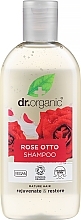 Шампунь для волосся з трояндою - Dr. Organic Bioactive Haircare Organic Rose Otto Shampoo — фото N1