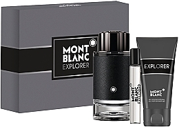 Духи, Парфюмерия, косметика Montblanc Explorer - Набор (edp/7.5ml + edp/100ml + sh/gel/100ml)