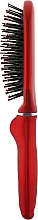Масажна щітка для волосся, червона 23,5 см - Titania Salon Professional — фото N2