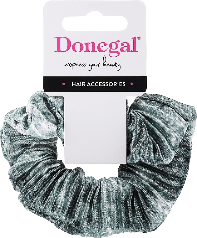Резинка для волосся FA-5641+1, зелена - Donegal — фото N1