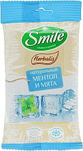 Парфумерія, косметика Вологі серветки з ментолом і м'ятою, 10 шт - Smile Herbalis