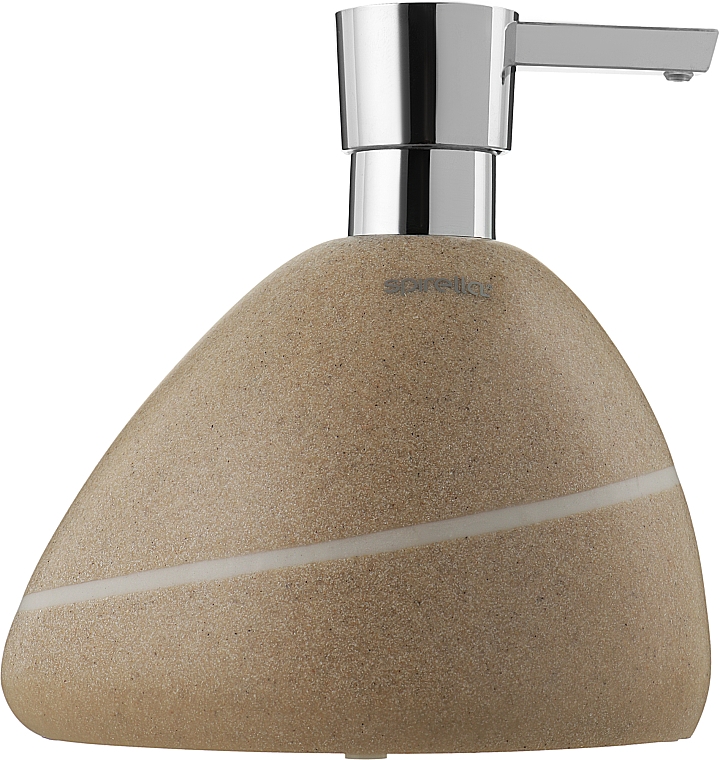 Дозатор керамический для жидкого мыла - Spirella Etna Sand  — фото N1