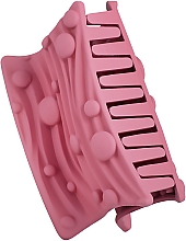Духи, Парфюмерия, косметика Крабик для волос "Волна", d-804, розовый - Dini Matte Style 