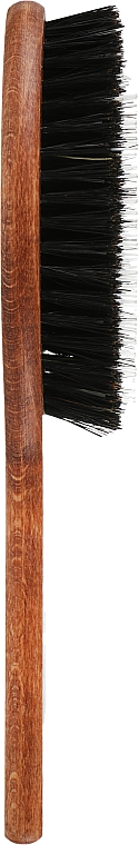 Расческа для волос с зубчиками из щетины кабана и нейлона, 10 рядов, плоская - Gorgol — фото N2