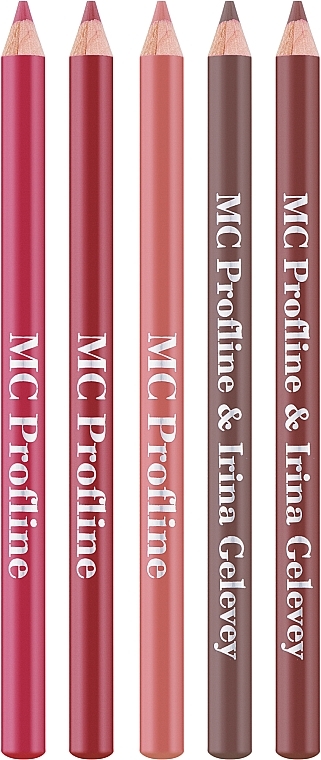 Набор карандашей для губ - Miss Claire MC Profine MP4 (lip/liner/5х1.4g) — фото N1