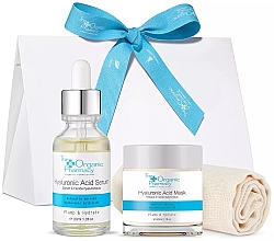 Набор для ухода за кожей лица - The Organic Pharmacy Intense Moisture Boost Kit (ser/30ml + mask/60ml + towel) — фото N1