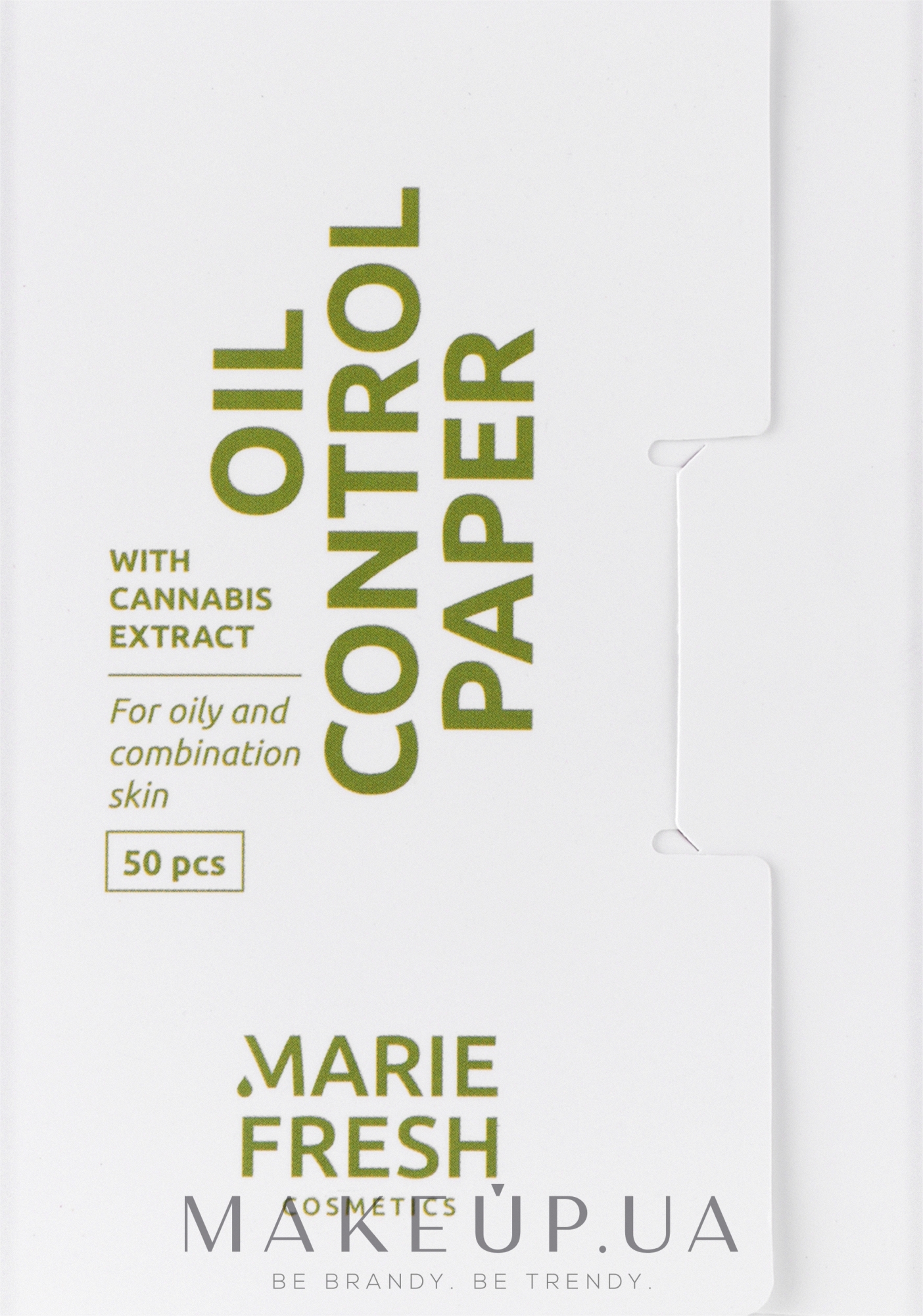 Матирующие салфетки - Marie Fresh Cosmetics Oil Control Paper — фото 50шт