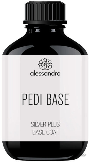 База для ногтей - Alessandro Pedi Base Base Coat — фото Silver Plus