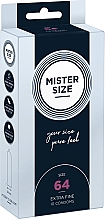 Парфумерія, косметика Презервативи латексні, розмір 64, 10 шт. - Mister Size Extra Fine Condoms