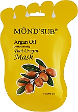 Маска для ніг з олією арганії - Mond'Sub Argan Oil Foot Cream Mask — фото N1