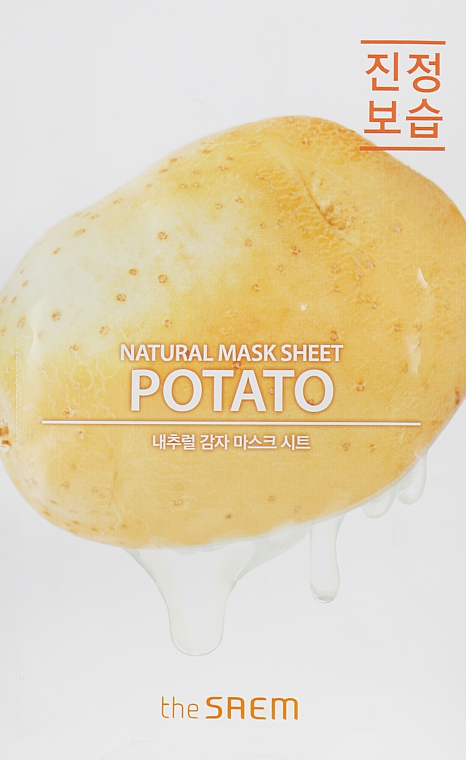 Маска для лица тканевая "Картофель" - The Saem Natural Potato Mask Sheet