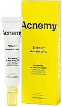 Нежный кислотный пилинг для кожи, склонной к акне - Acnemy Zitpeel AHA + BHA + PHA Soft Peeling For Acne-Prone Skin — фото N1