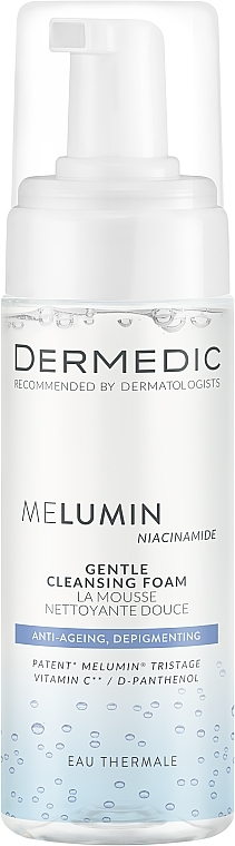 Ніжна очищувальна пінка - Dermedic Melumin Gentle Cleansing Foam — фото N1