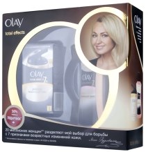 Духи, Парфюмерия, косметика Набор - Olay Total Effects 7 In One (tonik/200ml + cr/50ml)