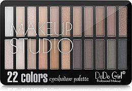 Палетка для макіяжу очей - DoDo Girl 22 Colors Eyeshadow Palette Makeup Studio — фото N2