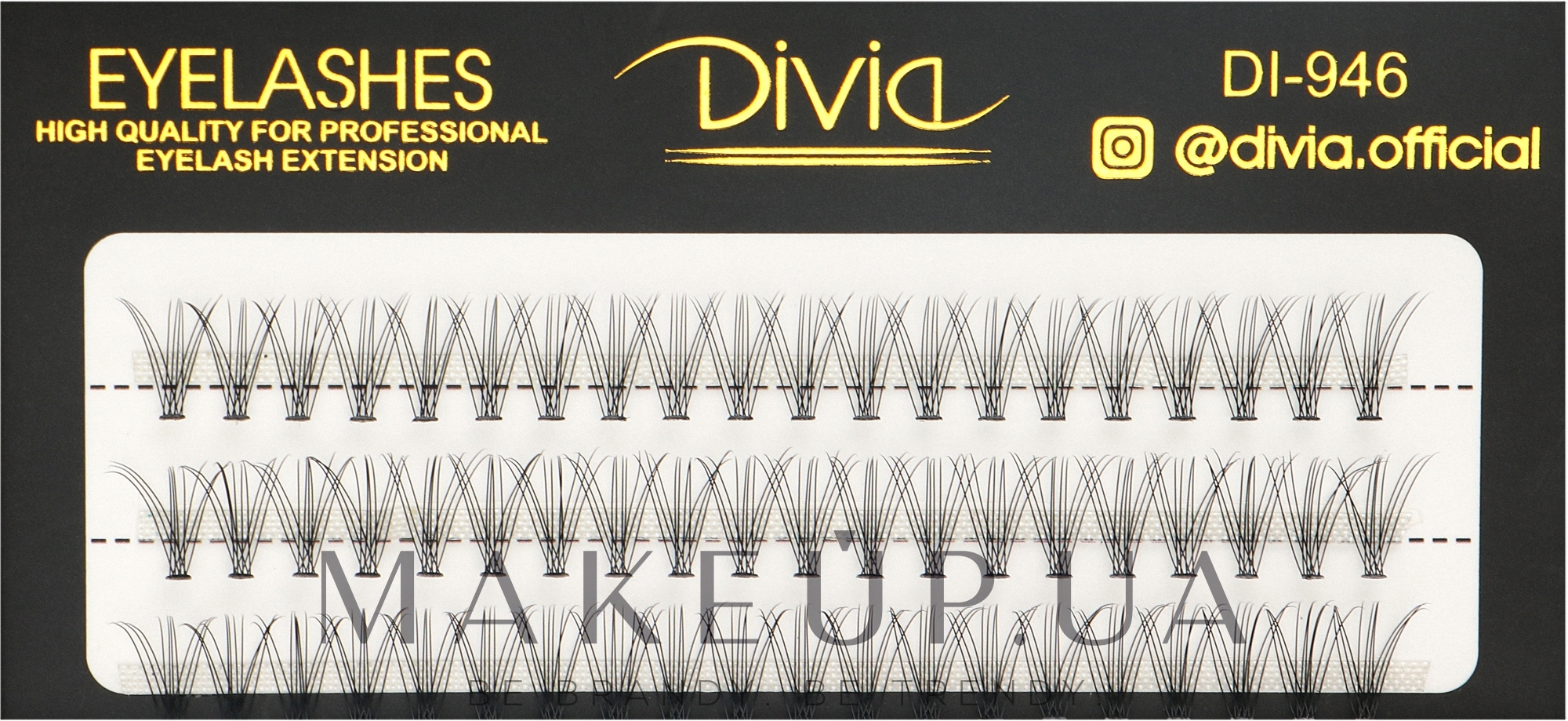 Ресницы накладные пучковые, Di946 - Divia Eyelashes — фото 11