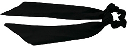 Резинка для волосся з хусткою, чорна - Lolita Accessories — фото N1