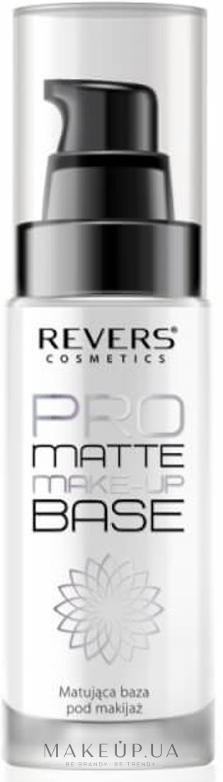Матувальна база під макіяж - Revers Pro Matte Make-Up Base — фото 30ml