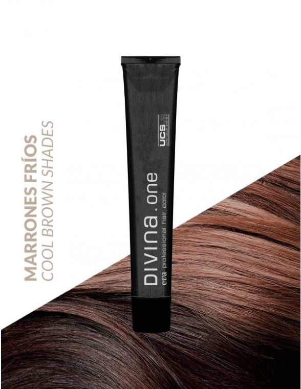 Фарба для волосся - Eva Professional Divina.One Essentials Cool Browns — фото N2