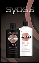 Набір "Keratin. Intensive Repair" - Syoss (shm/440ml + cond/440ml) — фото N3