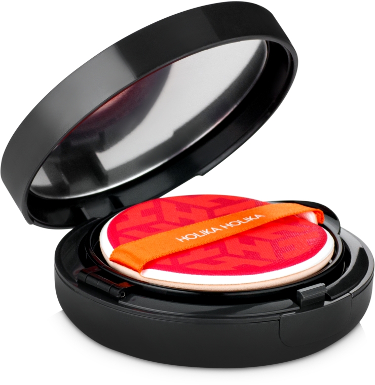 2 в 1: зволожувальний кушон + рефіл - Holika Holika Hard Cover Glow Cushion Set — фото N2