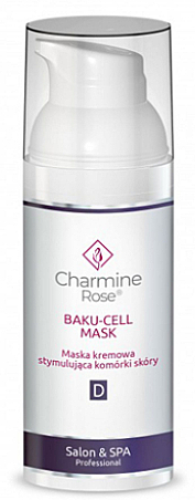 Крем-маска для обличчя з бакухолом - Charmine Rose Baku-Cell Mask — фото N1