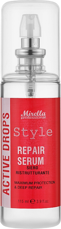Відновлювальна сироватка для волосся - Mirella Style Active Serum Drops