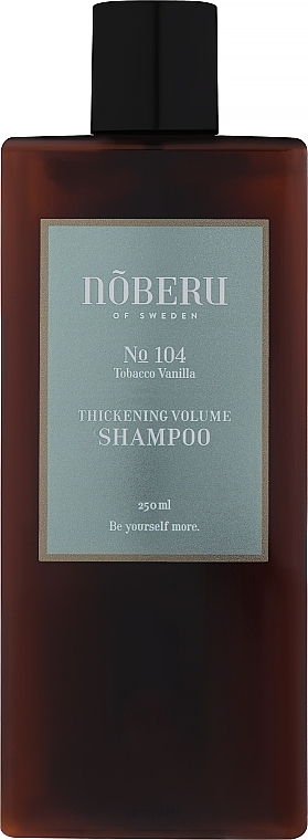 Шампунь для объема волос - Noberu Of Sweden №104 Tobacco-Vanilla Thickening Volume Shampoo  — фото N1