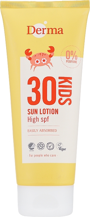 Солнцезащитный лосьон для детей - Derma Sun Kids Lotion SPF30 — фото N1