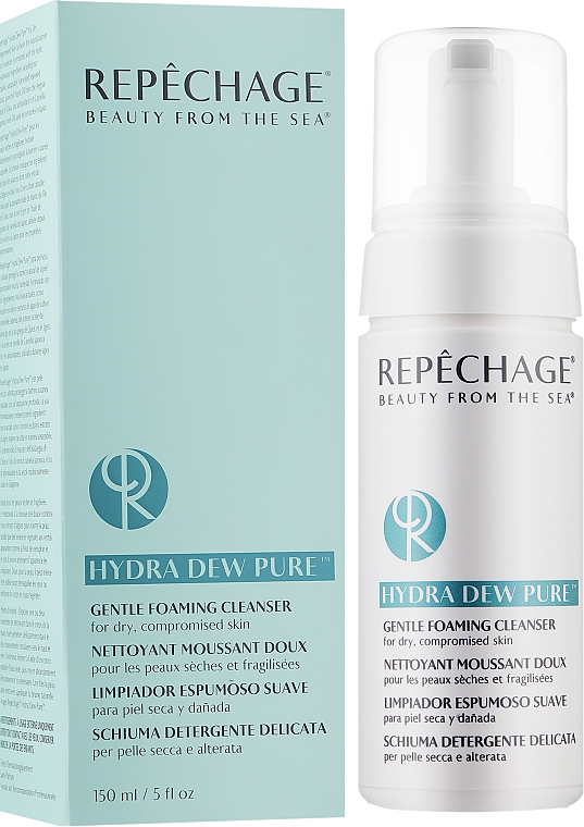 М'який очищувальний мус - Repechage Hydra Dew Pure Gentle Foaming Cleanser — фото N2