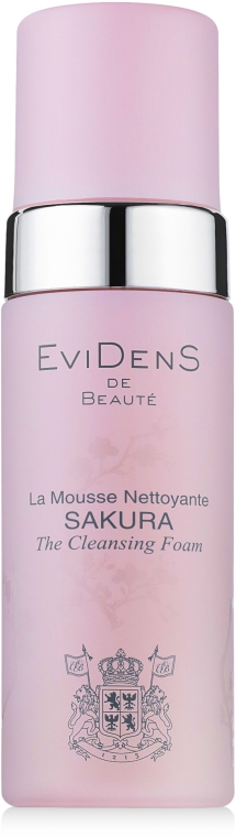 Гель-мус для вмивання - EviDenS De Beaute Sakura Saho Cleansing Foam — фото N1