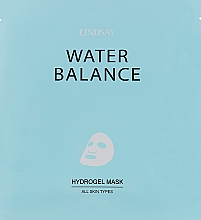 Гидрогелевая маска для лица, восстанавливающая водный баланс - Lindsay Water Balance Hydrogel Mask All Skin Types — фото N4