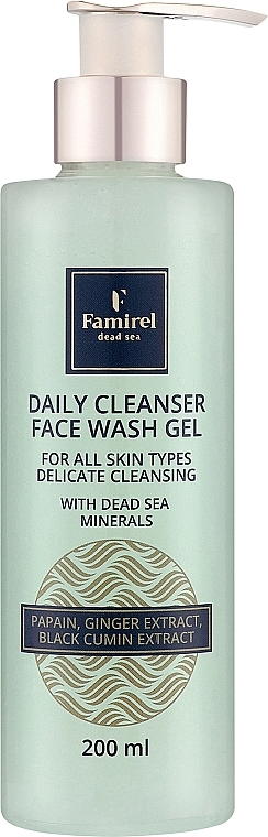 Гель для умывания всех типов кожи с папаином - Famirel Daily Cleanser Face Wash Gel  — фото N1