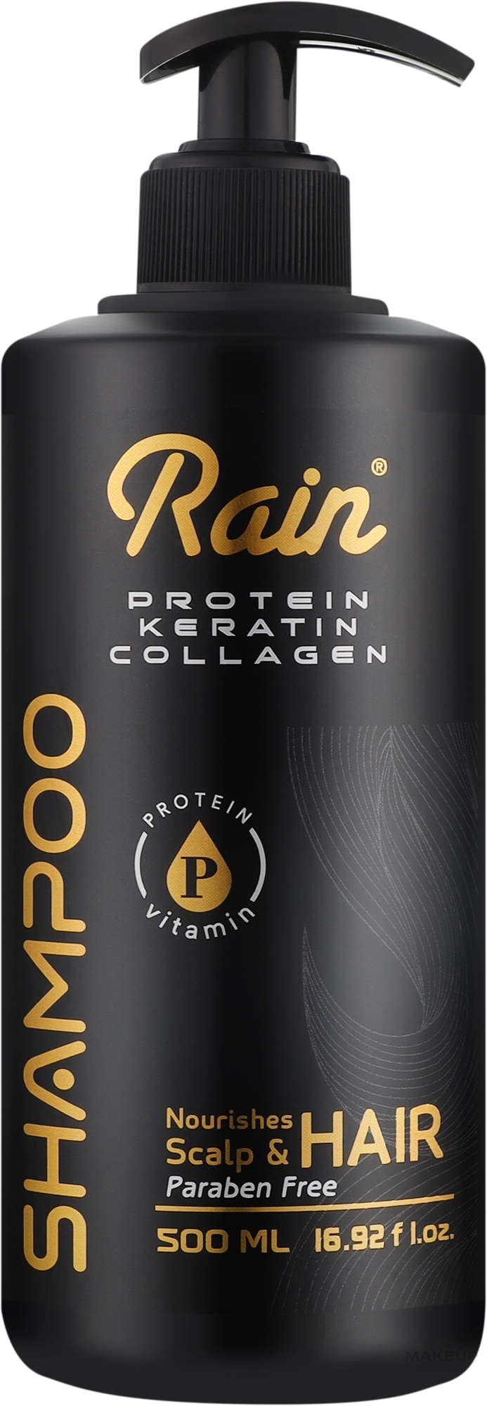 Шампунь для волосся з протеїном, кератином та колагеном - Rain Protein Keratin Colaagen Shampoo — фото 500ml