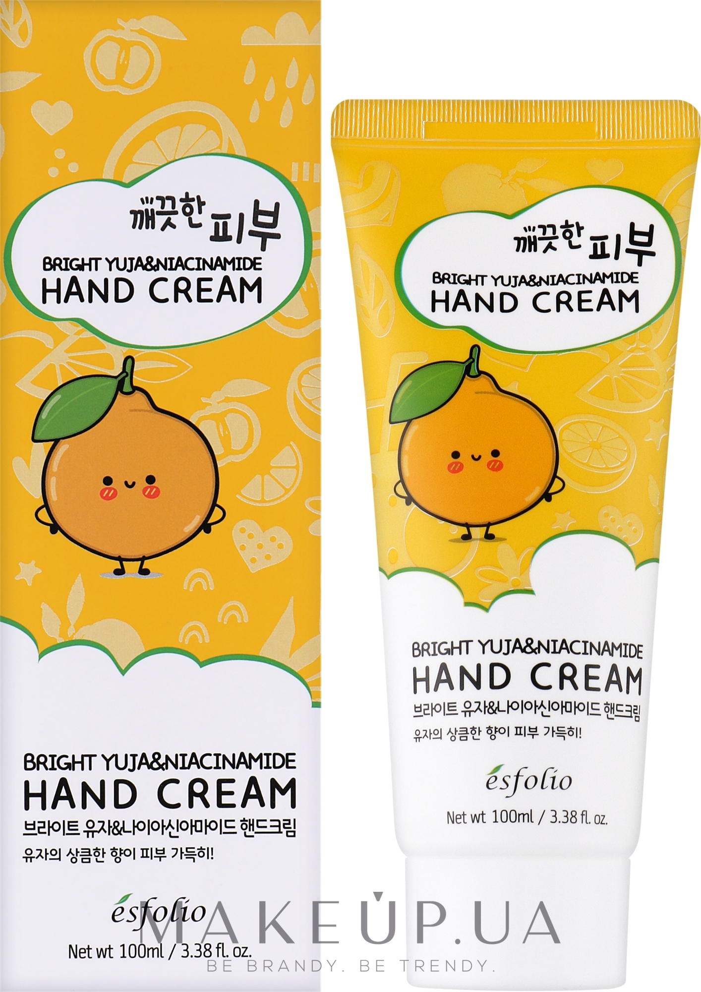 Крем для рук с экстрактом юдзу и ниацинамидом - Esfolio Pure Skin Hand Cream — фото 100ml